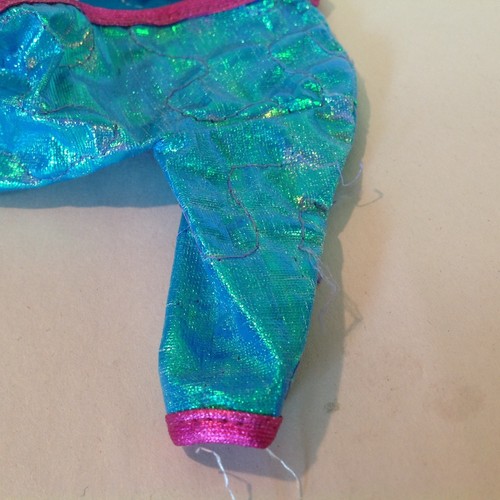 Vtg 1980's 2 Pc Lot Barbie & the Rockers Neon Doll Outfits Rock Costume Partial - Picture 2 of 7
