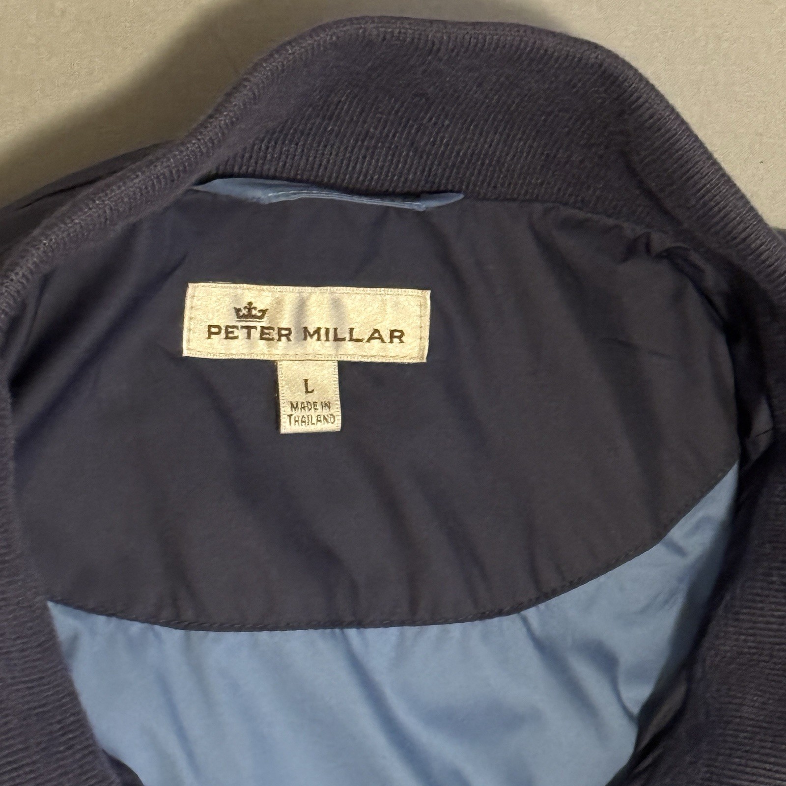 Peter Millar Lightweight Packable Jacket Navy Blu… - image 2