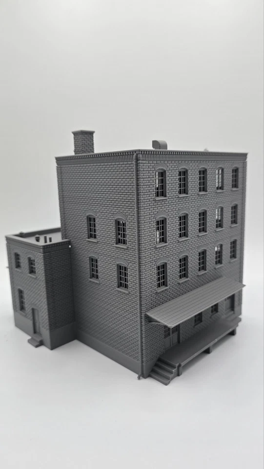 HO Scale Harborline Brick Depot 1:87 Building - Image 2 of 4