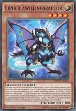 YuGiOh Cipher-Zwillingsraptor DPDG-DE036 Rare EX 1st