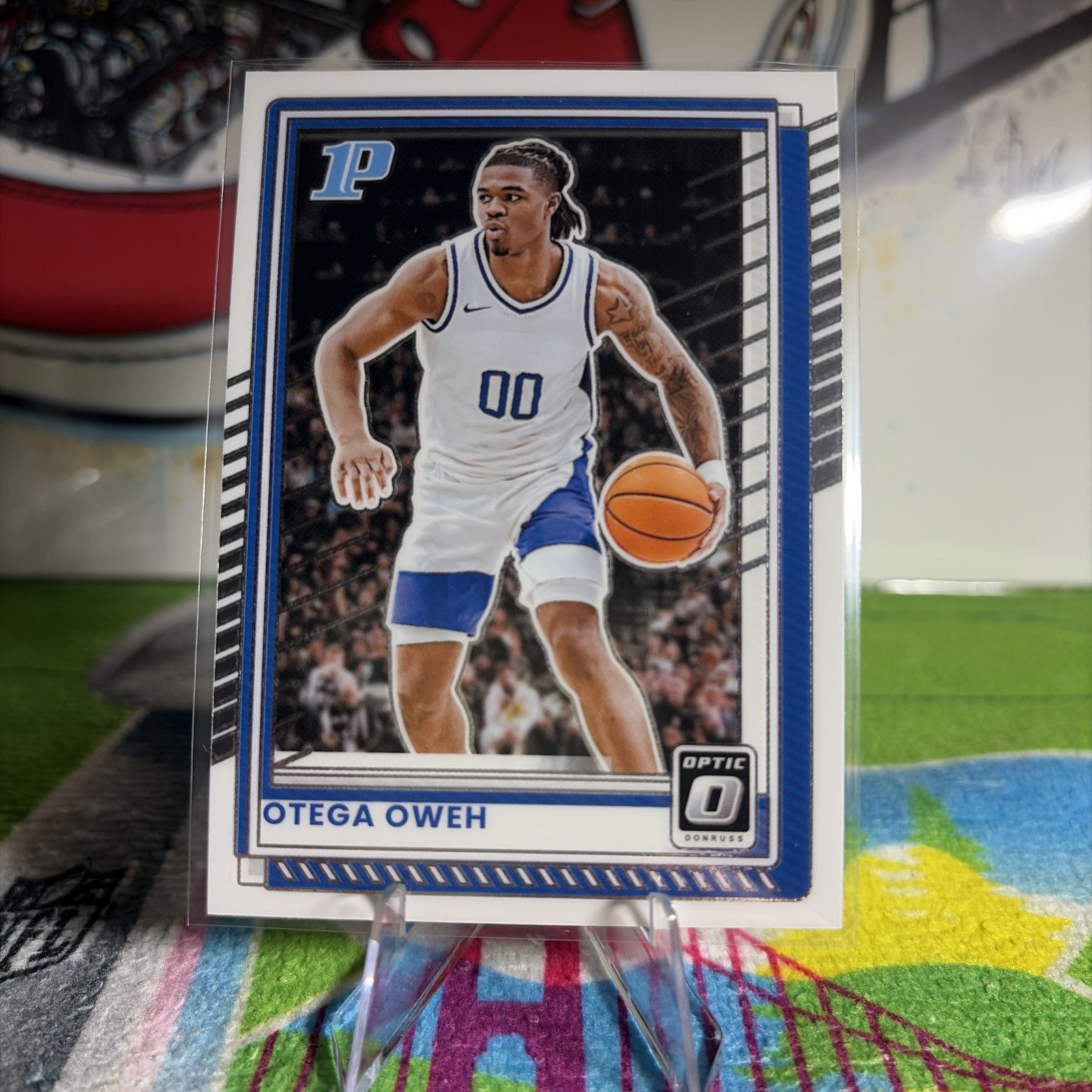 Panini 2025-26 Donruss Otega Oweh Optic Rookie Insert #80 Kentucky Wildcats