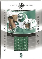 2003 SP Authentic Santana Moss SP New York Jets Washington Redskins