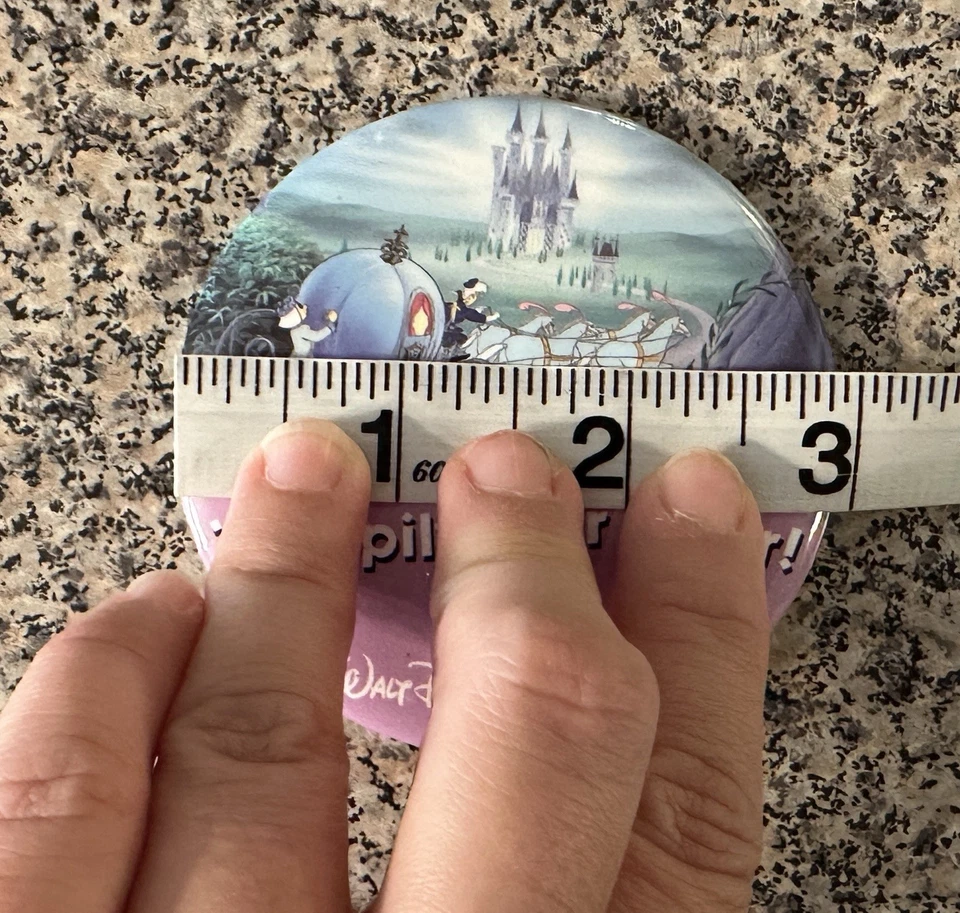 WALT DISNEY WORLD Juego de 4 Pines Botones Pinback "Felices para Siempre" RETIRADOS Foto 3 de 4