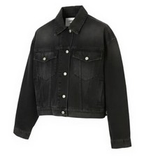 Ambush Veste En Jean Femme S BLEU Lavé Ample Avec Boutons Grande Taille Trucker