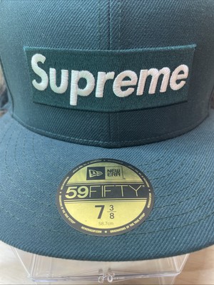 SUPREME x NEW ERA Ear Flap FUR TRAPPER (Faux Fur) Hat🔥GREEN FW19