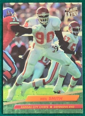 Neil Smith - 1992 Fleer Ultra #181 - Kansas City Chiefs Football Card