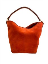 Miu Miu x Prada Logo Hobo Tote Chic Leather Shoulder Hand Bag Vintage Y2K