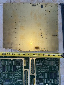 3x Double Sided FAT TRACES on scrap GOLD PLATED RF CIRCUIT BOARDS PCB Recovery