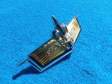 Nos Gm 1972 Caprice Front Grille Emblem Header Panel Ornament 72 Chevy Original Nos Gm 1972 Caprice Front Grille Emblem Header Panel Ornament 72 Chevy Original