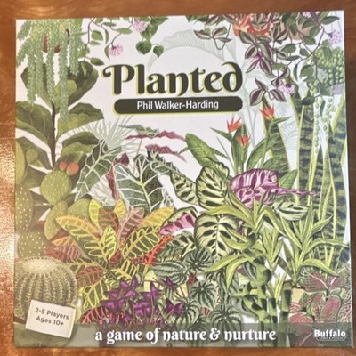 Buffalo Games Planted Board Game Nature Theme 2-5 Players Ages 10+ Complete Game