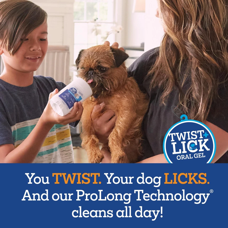 Twist + Lick Dental Gel for Dogs, Cleans Teeth and Freshens Breath for 24 Hou... - Image 4 of 4