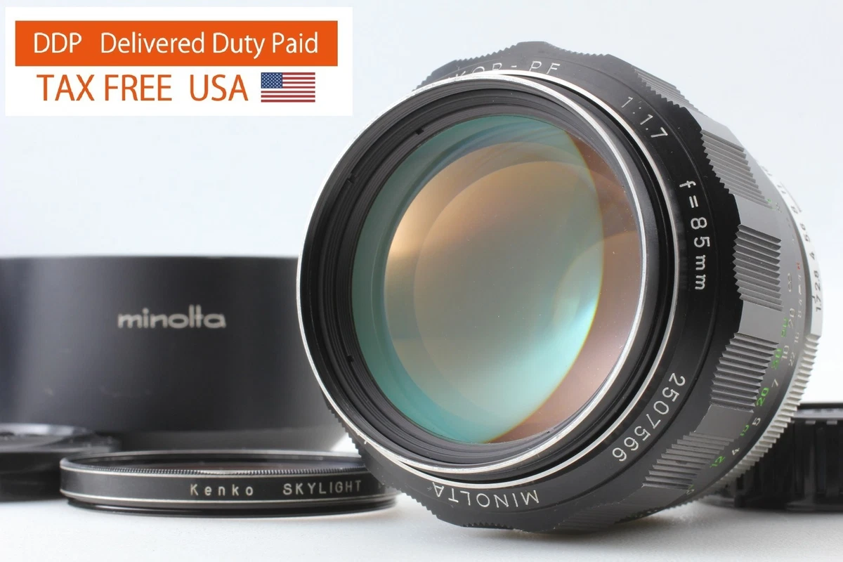 Minolta 85mm f/1.7 Camera Lenses for sale | eBay