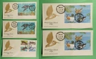 DR WHO 1988 BRITISH VIRGIN ISLANDS 5 FDC BIRD/TURTLE COMBO S/S R65202