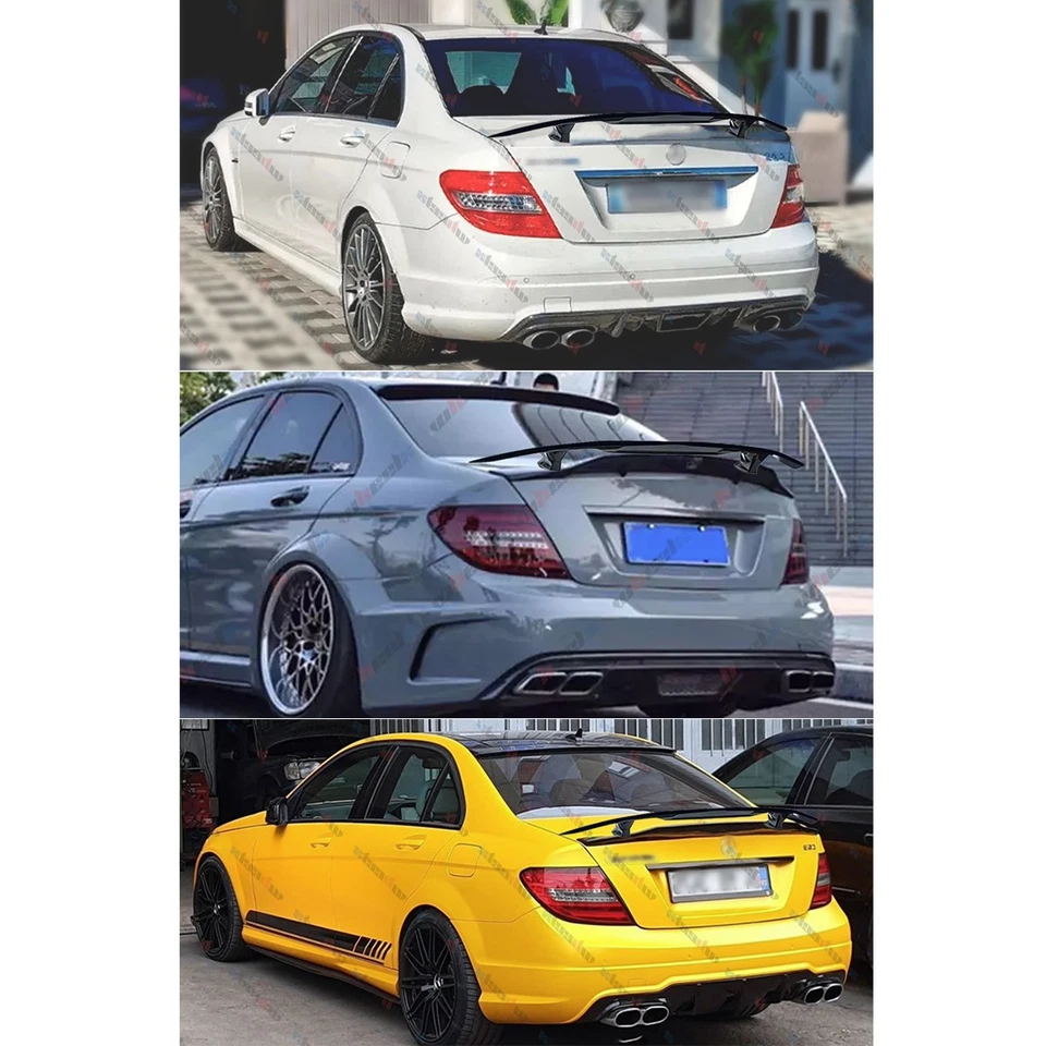 Alerón trasero de carbono para Mercedes-Benz CLA CLASE W117 CLA45 46" labio del ala del maletero Foto 2 de 4