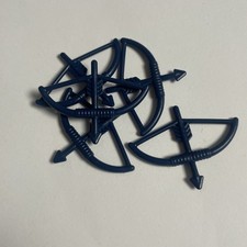 5xLEGO  Pfeil Bogen Dark Blue  Minifigure Weapon Bow, Longbow with Arrow 4499