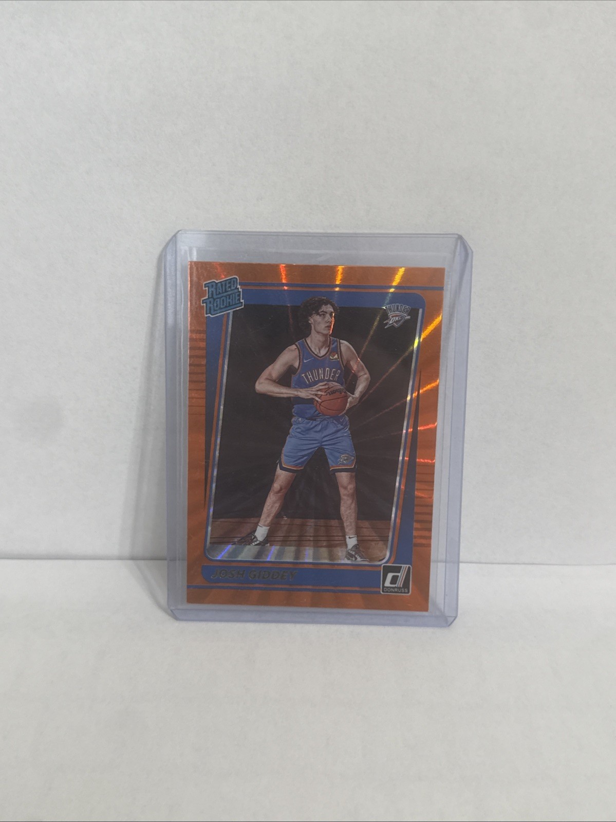 2021-22 Panini Donruss - Rated Rookie Josh Giddey #202 Holo Orange Laser (RC)