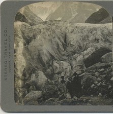 Glacier from Montanvert, French Alps, c1900, Chamonix