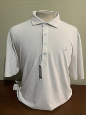 Johnnie-O Seely Mens 2XL White Golf Polo Shirt New Nwt logo