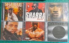 6 CD Lot Rap R&B Hip-Hop Reggae Dancehall Usher, Shabba, Akon, Blackstreet, Etc