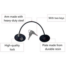 Easy-to-Install File Drawer Locks - 6 Pieces
