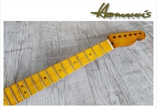 T one piece Can. flamed Maple Neck, Abalon Dots, 21 Frets, Vintage Stil, TVL-02