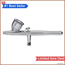 Airbrush Gravity Feed Dual Action Kit 0.5mm Needle Fine Detail Painting Art