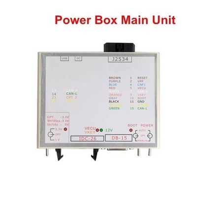 JTAG Powerbox Works Openport J2534 Power Box Stecker volle Adapter funktioniert UK.