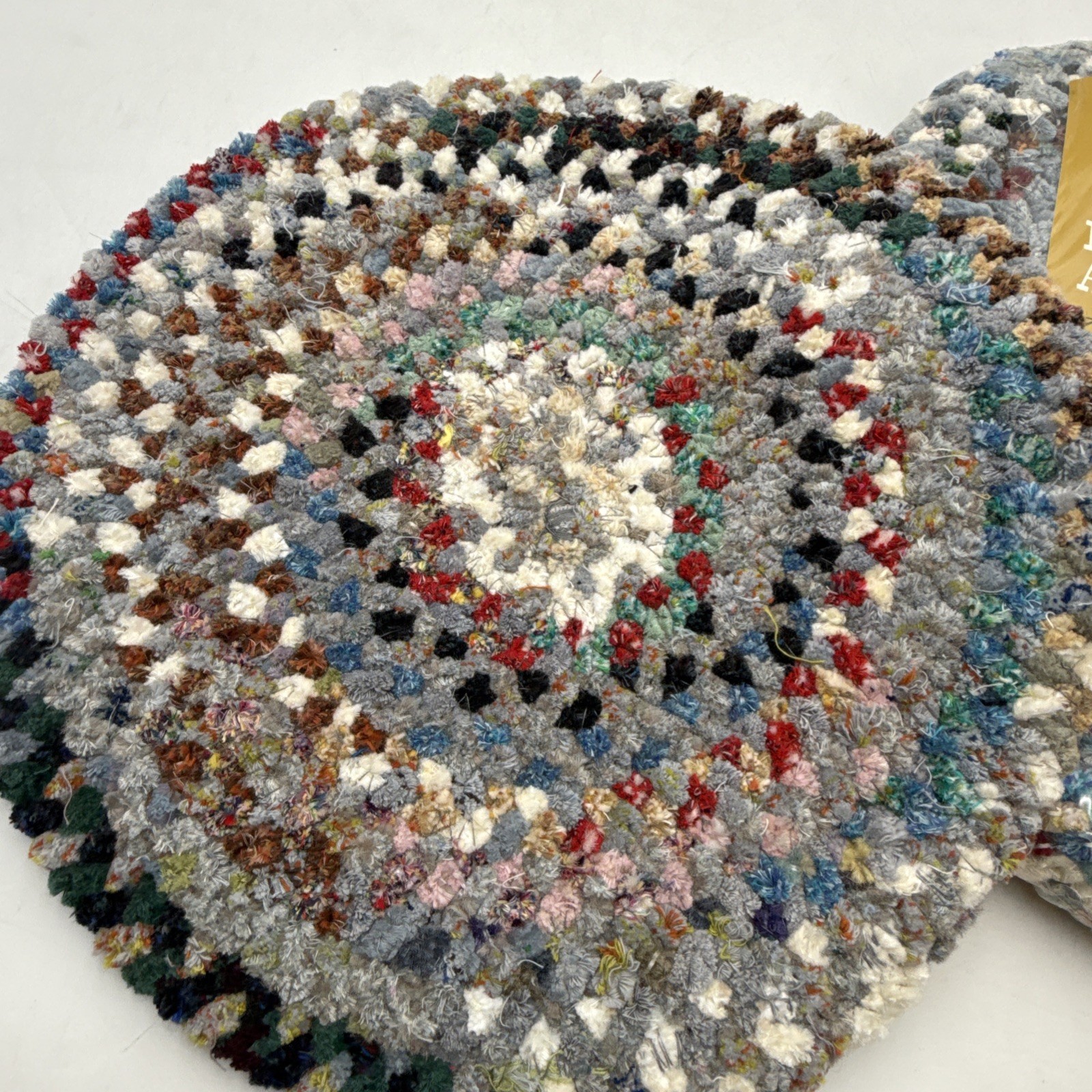 Capel Early American Accessory Pads Old Homestead 14" Braided Chair Seat Pad NEW