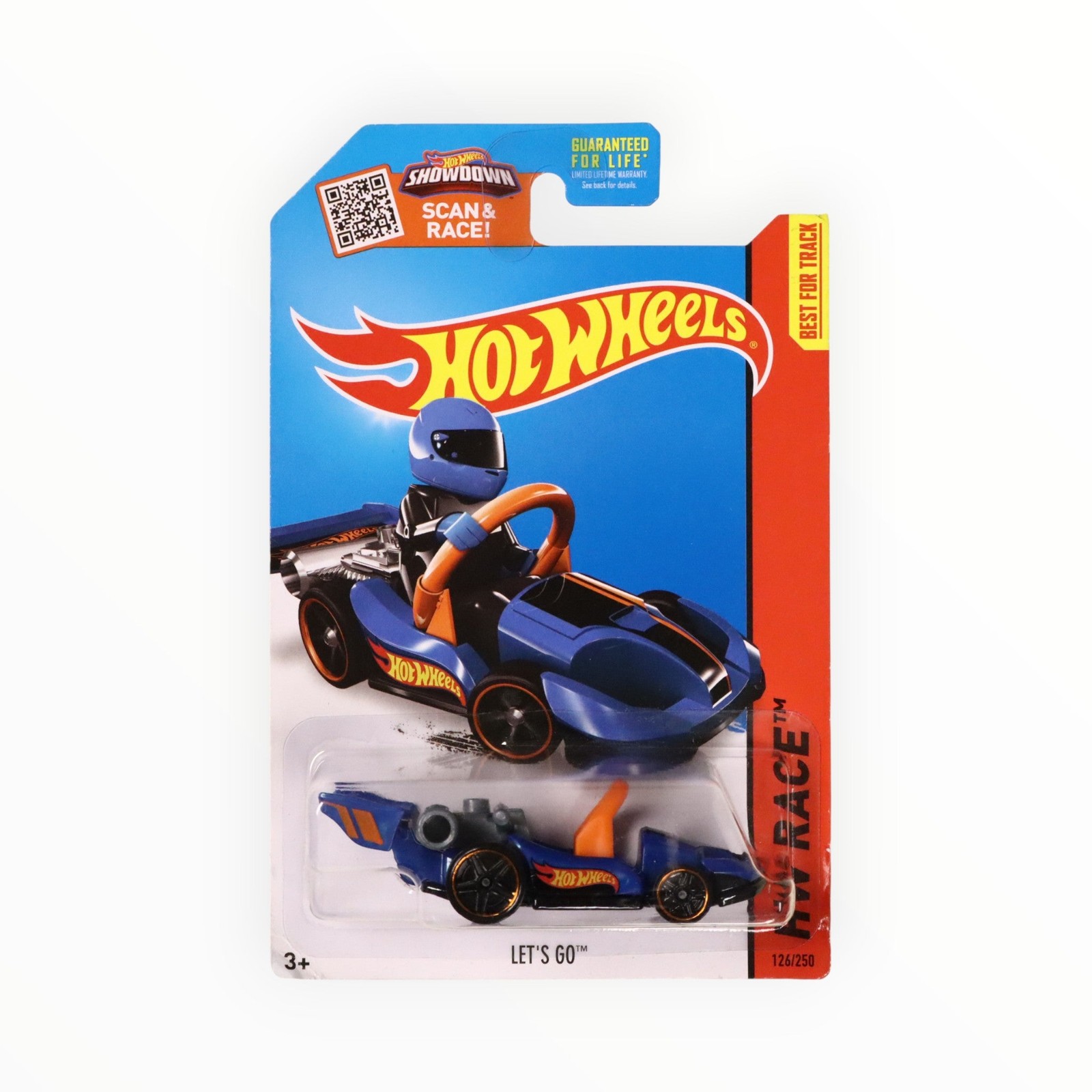 Hot Wheels Let's GO 126/250 - Blue - 2015 Mainline A