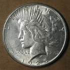 $1 1925-S Peace Silver Dollar Slider AU Detail San Francisco Mint * AvenueCoin
