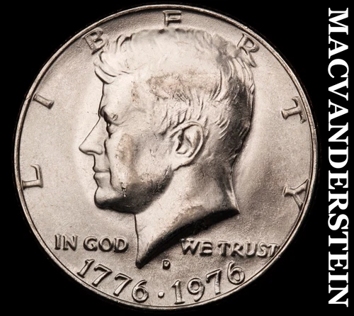 1976-D Kennedy Half Dollar- Choice Gem Brilliant Uncirculated+++ Luster #J1316