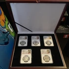 2014 D,P, W, S 5-Coin, 50th Anv Kennedy Half Dollar NGC  Pf/Sp 70 mint cancelled