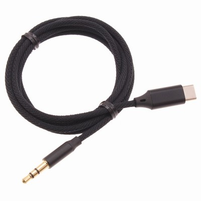 Aux Cable USB-C to 3.5mm Audio Cord Car Stereo Aux-in Adapter for Cell Phones