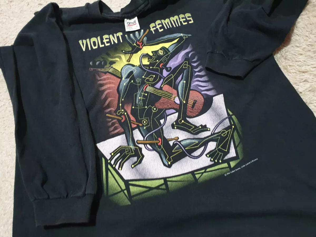 Vintage Violent Femmes Alt Rock Band Concert Tour T Shirt 1994