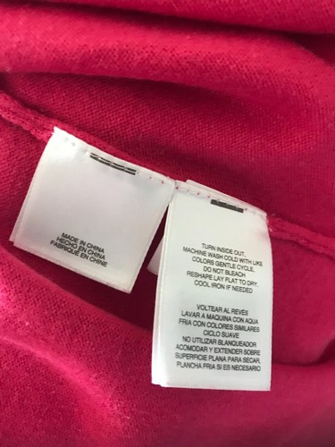 Jones Studio Fuschia Pink S Long Sleeves Cardigan - Picture 8 of 9