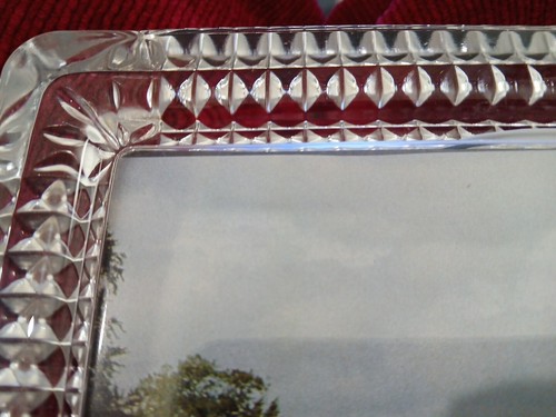 Cristal D'Arques PHOTO FRAME-24% Genuine Lead Crystal-Free Standing 8.5" X 6.5" - Picture 3 of 14