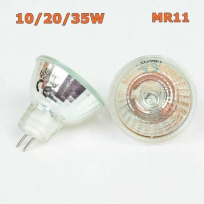 10/20/35W 12V Replace Halogen Spotlight Lamps Bulbs Downlight Spot MR11 NO Cover