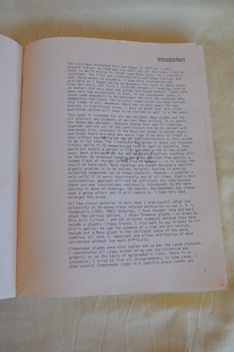 Maya The Complete Catalogue of Glyph Readings Compiled by Kornelia Kurbjuhn 1989 - Picture 5 of 11