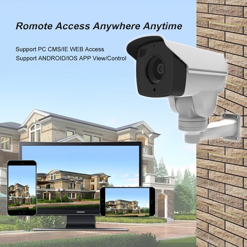Hikvision Compatible 2MP PoE Full HD Network Bullet PTZ Camera10x Zoom O-vif 80M - Picture 8 of 9