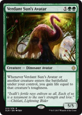 1x Verdant Sun's Avatar NM-Mint, English Ixalan MTG Magic