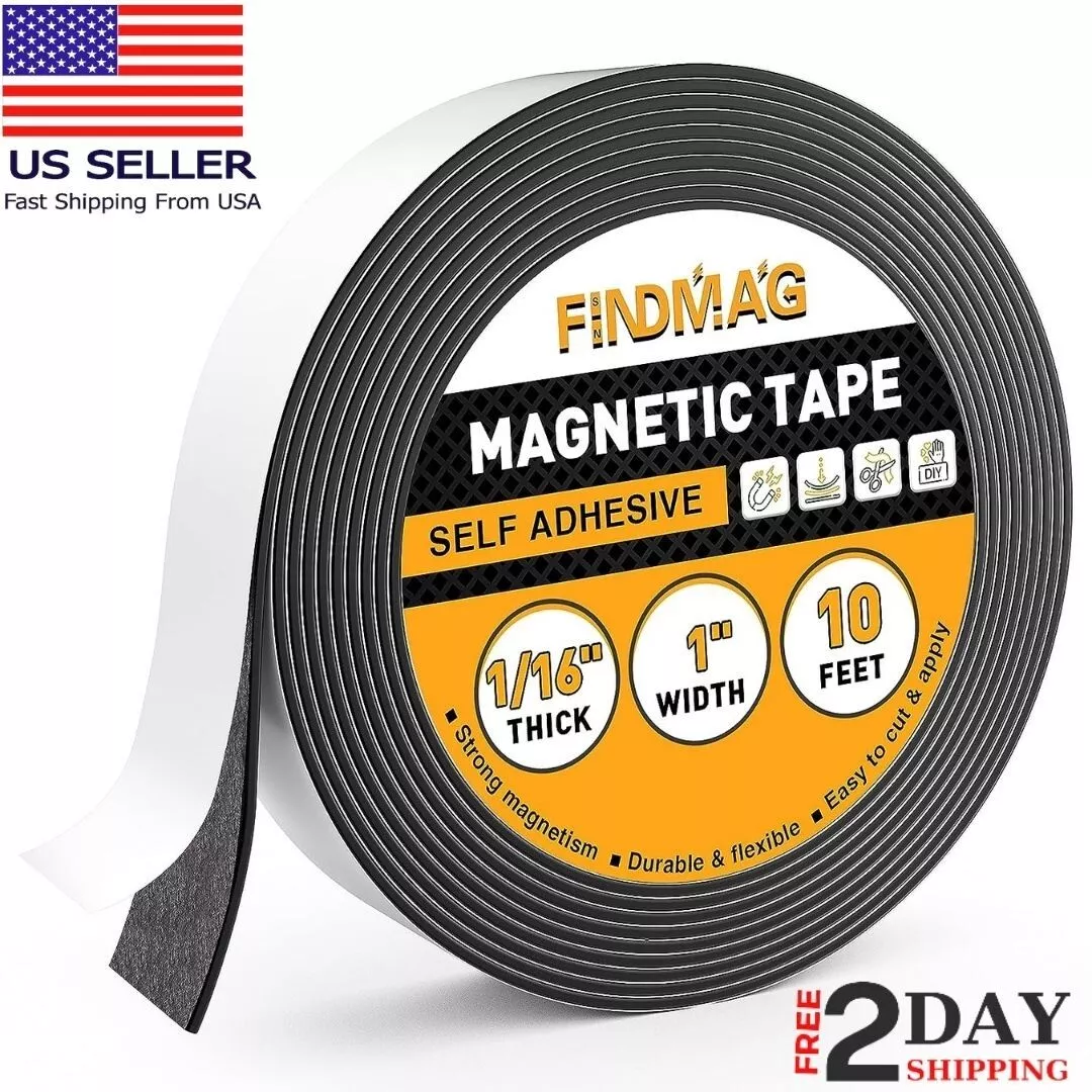 Flexible Magnetic Strip with Adhesive