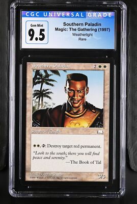 SOUTHERN PALADIN Weatherlight Rare CGC 9.5 MTG [Nostalgium] | eBay