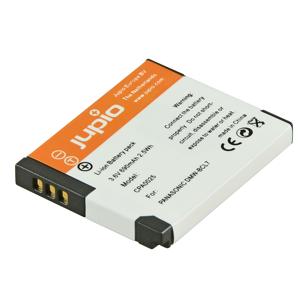 Jupio Batteria per Panasonic DMW-BCL7E 3.6v 690mAh CPA0025