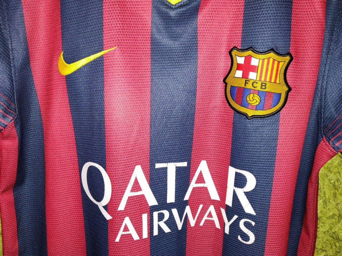 BARCELONA SPAIN 2013 2014 HOME FOOTBALL SOCCER SHIRT JERSEY BARCELONA SPAIN 2013 2014 HOME FOOTBALL SOCCER SHIRT JERSEY
