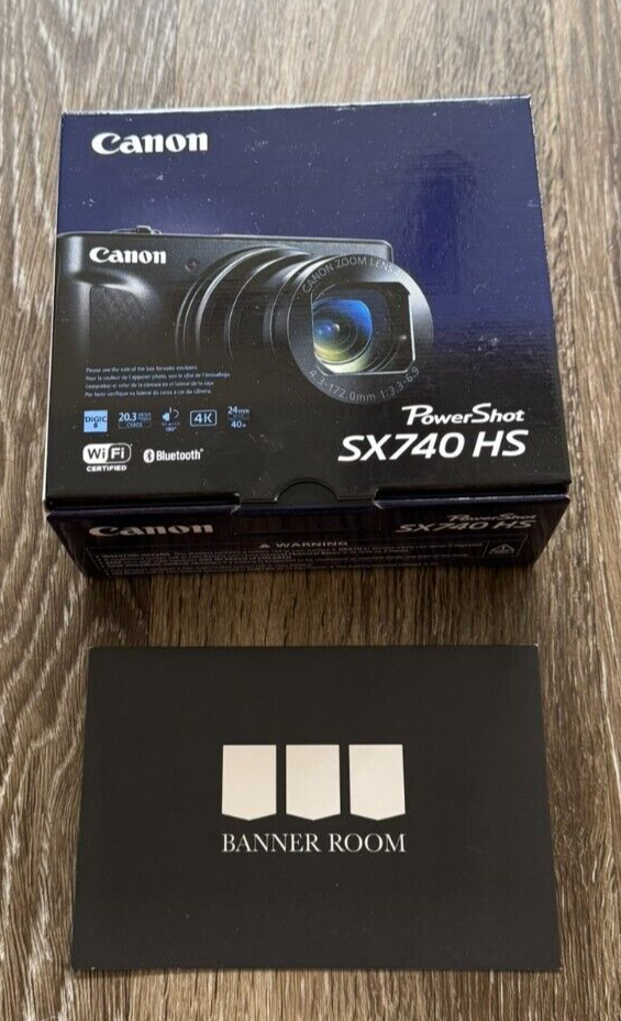 Canon PowerShot SX740 HS 4K UHD 20.3MP Compact Digital Camera