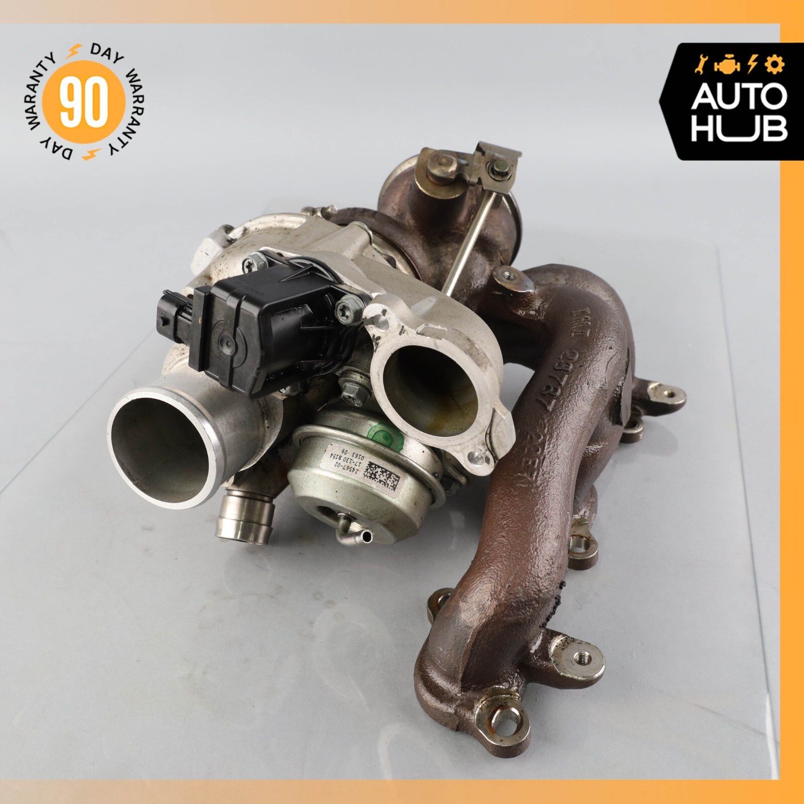 Maserati Levante M161 Ghibli Right Turbocharger Turbo Charger Manifold OEM 73k