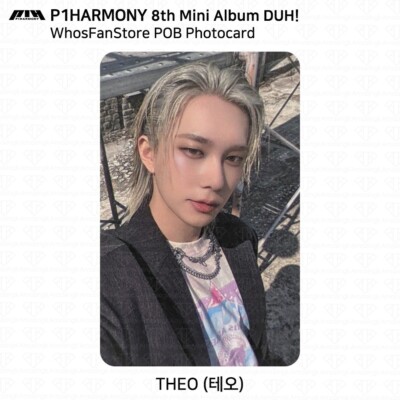 P1Harmony The 8th Mini Album DUH! WhosFanStore POB Photocard KPOP