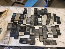 Lot of 34 Vintage TV Remote Controls UNTESTED Sony Commander Zenith  ++