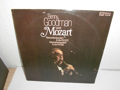 LP BENNY GOODMAN : SPIELT MOZART LP ETERNA (826765) 1976