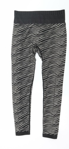 Primark Womens Black Striped Capri 